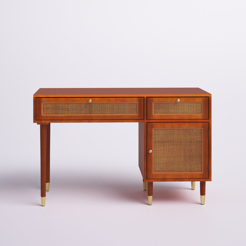 Vintage rattan desk hotsell